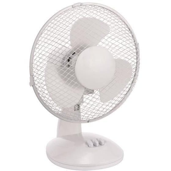 Eurolamp 147-29057 Επιτραπέζιος Ανεμιστήρας 25W 27cm Λευκό image 0