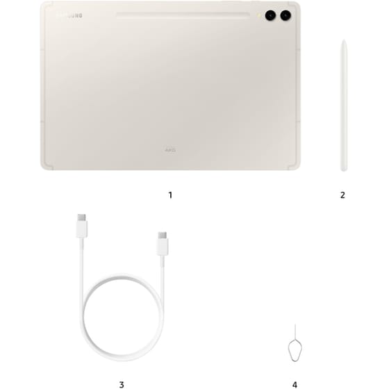 Samsung Galaxy Tab S9+ Tablet 12GB/512GB 5G - Beige image 3