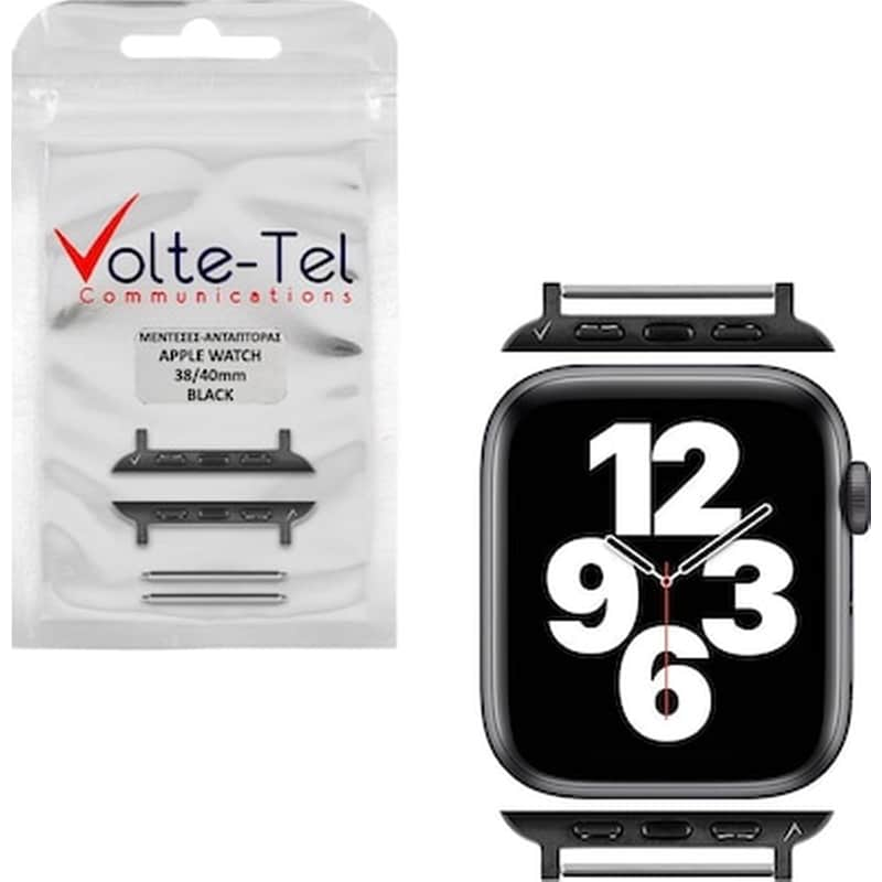 VOLTE-TEL Μεντεσές Volte-Tel για Apple Watch 38mm - Black