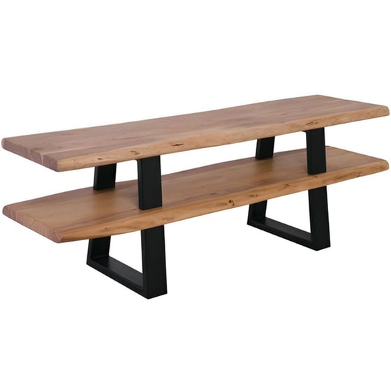 Έπιπλα Τηλεόρασης Woodwell Lizard Ακακία 145x40x50cm - Καφέ image 0