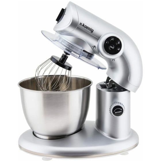 Κουζινομηχανή H.KOENIG KM80 1000 W 5.5 L Ασημί image 3