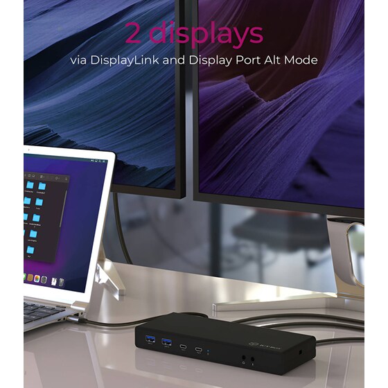 Docking Station Icy Box IB-DK2245AC 13-Port USB 3.0 συμβατό με USB-C & USB-A image 6