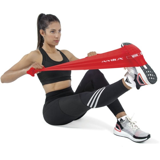 Λάστιχο Γυμναστικής Amila Gym Band 1,2m Μέτριο - Κόκκινο image 1