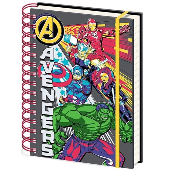 Σημειωματάριο Pyramid A5 Ριγέ Marvel - Avengers Burst - 1 Τεμάχιο image 0