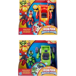 Hasbro Φιγούρα Marvel Iron Man & his Awesome Friends 2 σε 1 - 1 Τμχ Τυχαία Επιλογή Σχεδίου (G12585)