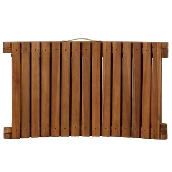 Ξαπλώστρα VidaXL από Μασίφ Ξύλο Ακακίας 184x55x64 cm - Σκούρο Γκρι image 5