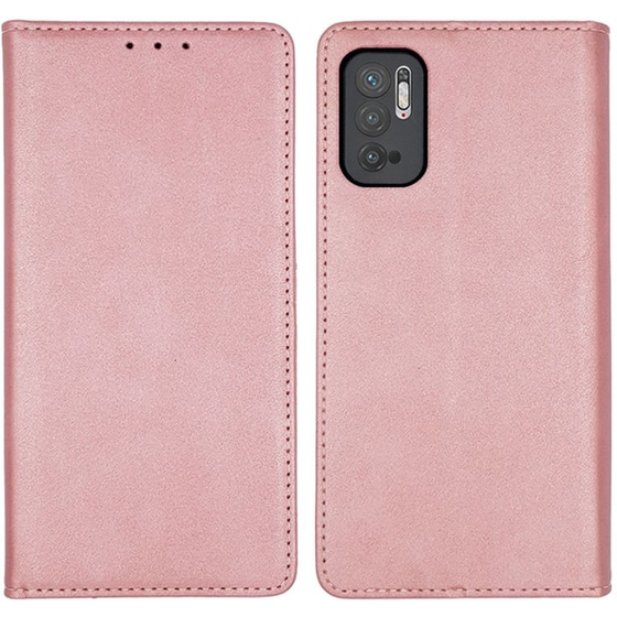 Θήκη Xiaomi  Poco M3 Pro 5G/Redmi Note 10 5G - Dux Ducis Skin Pro Book - Ροζ Χρυσό image 0