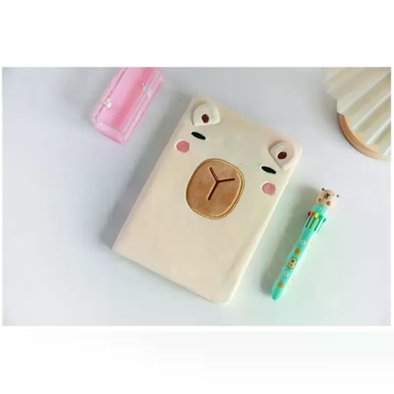 Σημειωματάριo i-Total Plush Α5 Capybara image 6