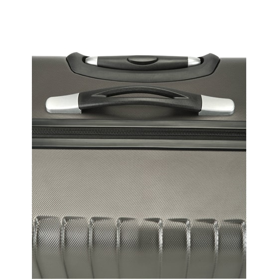 Βαλίτσα Μεγάλη Trolley Princess Traveller San Marino από ABS 82x60x30cm Anthracite image 4