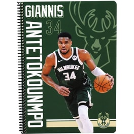 Τετράδιο Σπιράλ NBA A4 2 Θεμάτων Bucks-Antetokounmpo (1 Τεμάχιο)