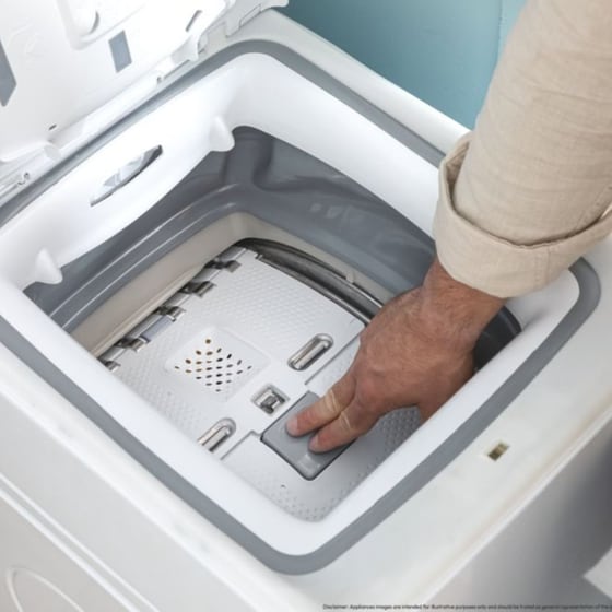 CANDY TCAS2854TM4-S 8.5 kg 1.200 Στροφές Λευκό με Wi-Fi Πλυντήριο Ρούχων image 8