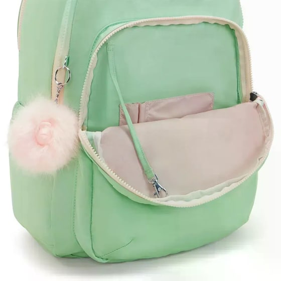 Τσάντα Πλάτης Kipling Seoul Lap Soft Green image 3