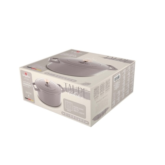 Κατσαρόλα BERLINGER HAUS BH6525 24 cm 4.35 L Taupe image 1