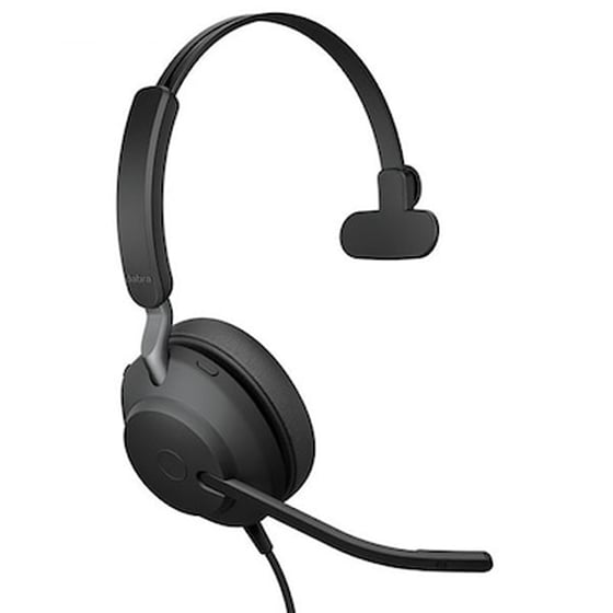 Jabra Evolve2 40 UC Mono Ενσύρματα Ακουστικά Κεφαλής - Μαύρα image 0