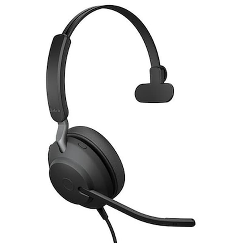 JABRA Jabra Evolve2 40 UC Mono Gaming Ενσύρματα Ακουστικά USB Μαυρα