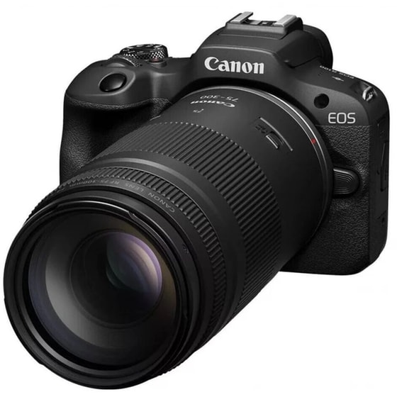 Φωτογραφική Μηχανή Mirrorless Canon EOS R100 Kit RF-S 18-45mm f4.5-6.3 IS STM + RF 75-300mm f/4-5.6 - Black image 1