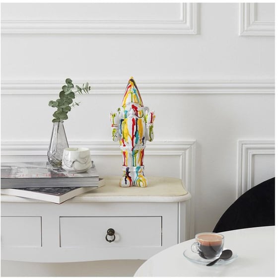 Διακοσμητικός Νάνος Home Deco Factory  Πολυρητίνης Hd0015 13.5x12x33 cm - Πολύχρωμος image 1