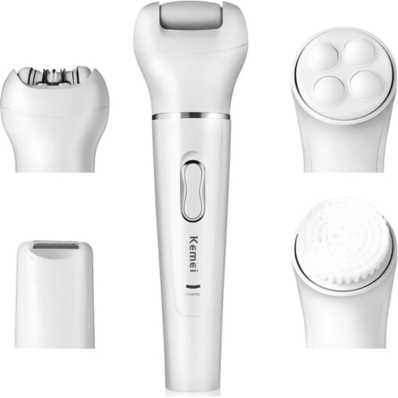 Σετ Αποτρίχωσης Epilator KEMEI KM-2199 Λευκό image 1
