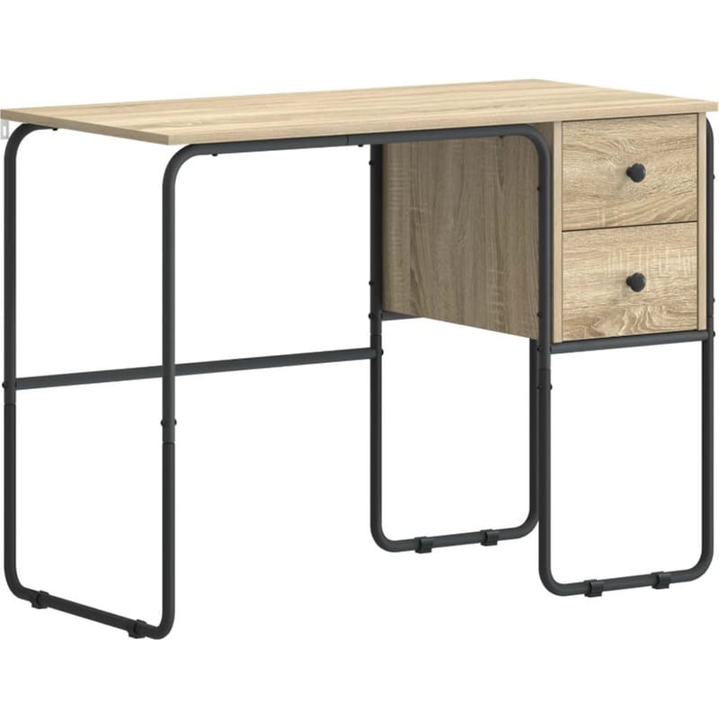 Γραφείο VidaXL με Αποθηκευτικό Χώρο 100x50x75 cm - Sonoma Δρυς