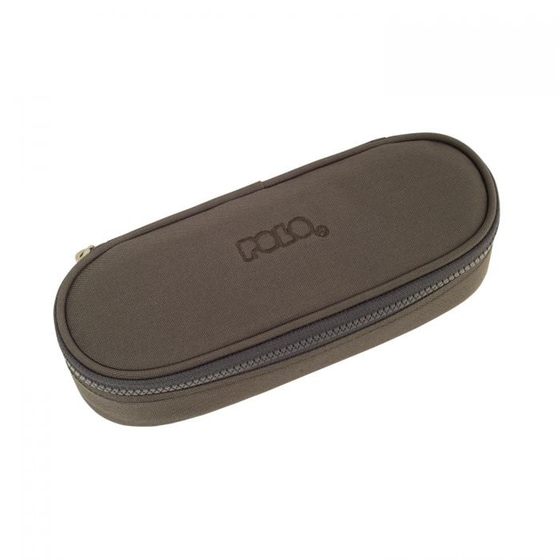 Κασετίνα Οβάλ Polo Box Γκρί image 0