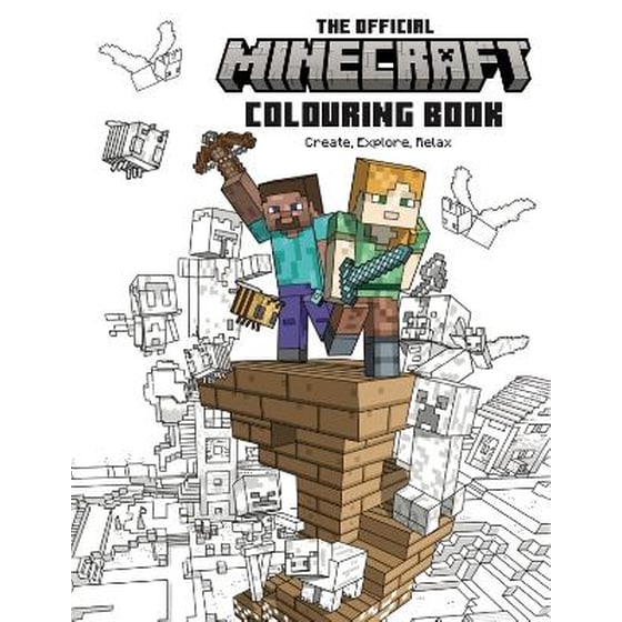 The Official Minecraft Colouring Book image 0