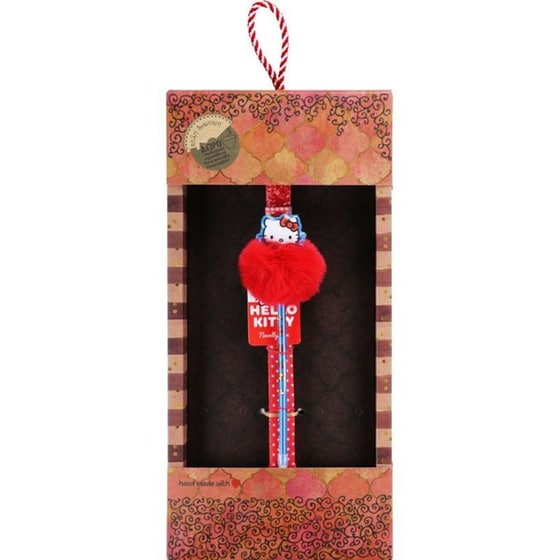 Λαμπάδα&nbsp;Synchronia&nbsp;Στυλό&nbsp;Pompom&nbsp;Hello&nbsp;Kitty Κόκκινο image 0