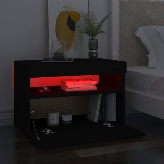Έπιπλο Τηλεόρασης VidaXL από Μοριοσανίδα 60x35x40cm - Μαύρο image 7
