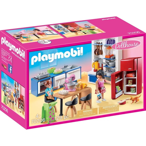 PLAYMOBIL® Dollhouse Κουζίνα Κουκλόσπιτου (70206) image 0