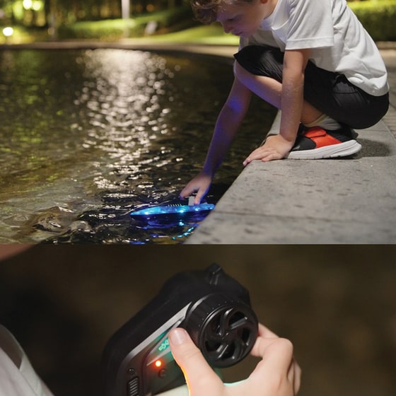 Τηλεκατευθυνόμενη Βάρκα Exost Aqua Lights - Μπλε image 2