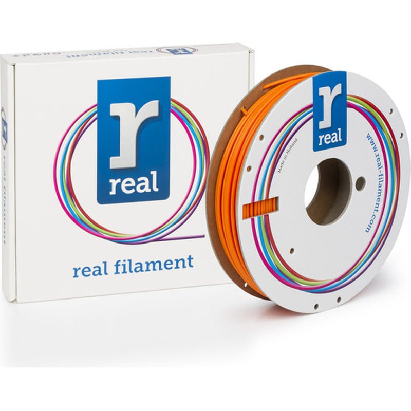 Real PLA 3D Printer Filament - Orange - Spool Of 0.5kg - 2.85mm