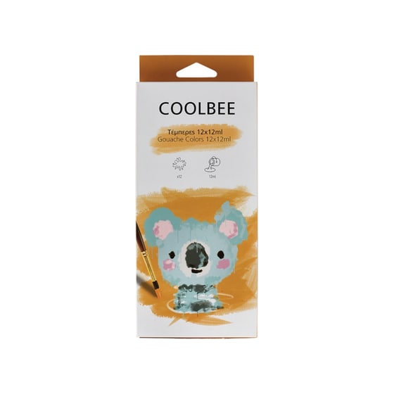 Χρώματα Τέμπερες Coolbee Σετ 12Ml 12 Τεμάχια image 1