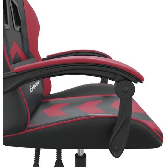 Καρέκλα Gaming VIDAXL 349598 από Τεχνητό Δέρμα - Μαύρο image 5
