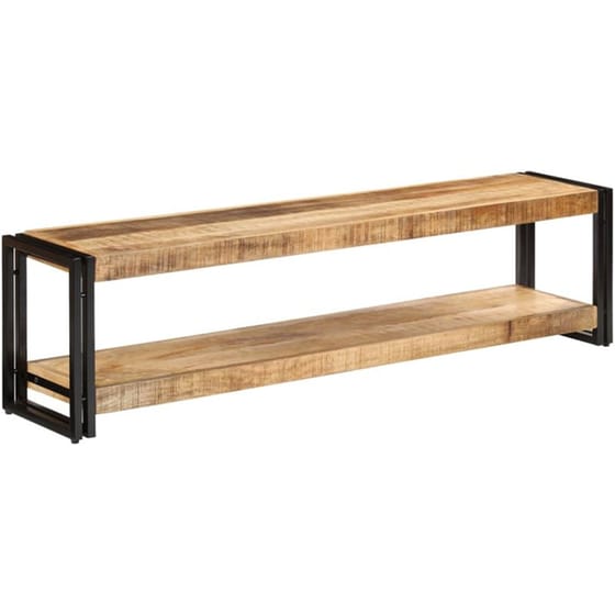 Έπιπλο Τηλεόρασης VidaXL από Ξύλο 150x30x40cm - Καφέ/Μαύρο image 7