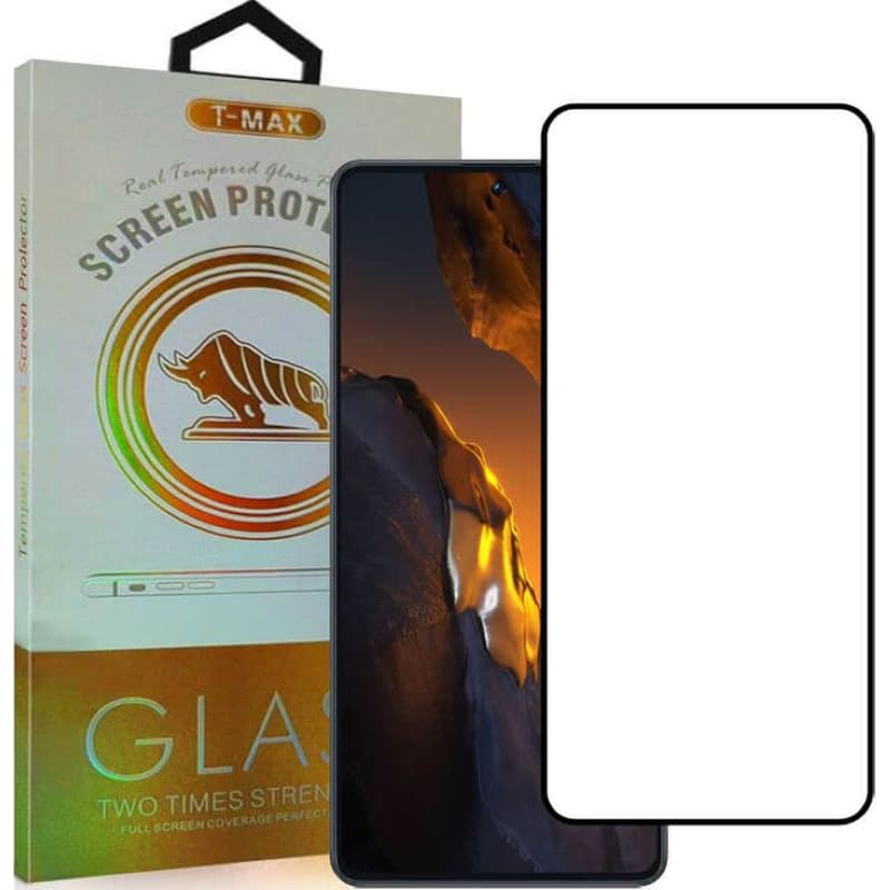 T-MAX Προστατευτικό οθόνης Xiaomi Poco F5 - T-Max Premium 3D Tempered Glass Full Glue Fluid Despensing 0.2mm 9H