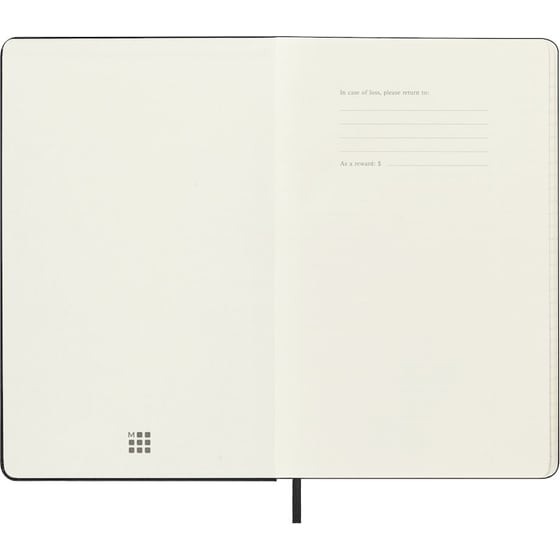 Ημερολόγιο Ημερήσιο 2027 Moleskine 18Μ L Hardcover Μαύρο image 2