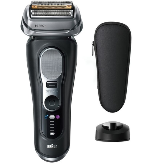 BRAUN SERIES 9 9610S PRO+ Ξυριστική Μηχανή Επαναφορτιζόμενη Μαύρο-Ασημί image 0