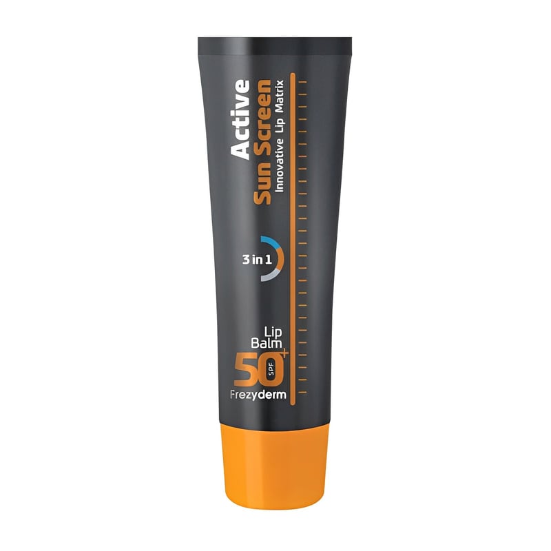 FREZYDERM Αντηλιακό Lip Balm Frezyderm 3 σε 1 Active Sun Screen SPF50+ 15ml
