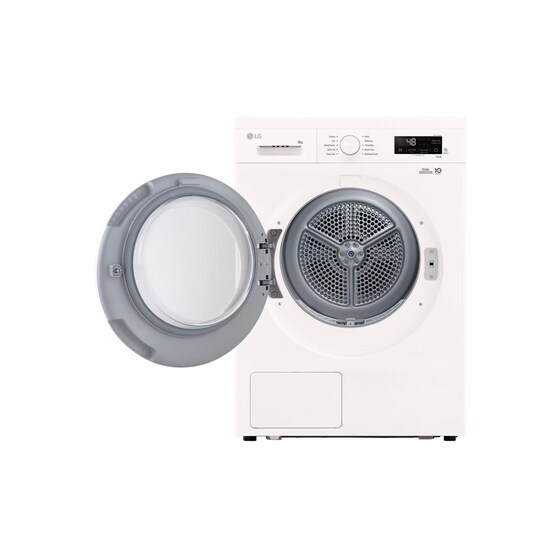 LG RHX1009NWK 9 kg με Αντλία Θερμότητας Λευκό Στεγνωτήριο Ρούχων image 11