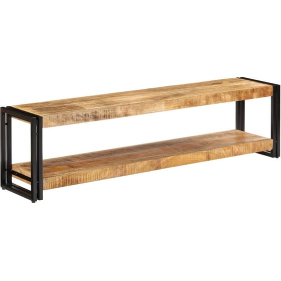 Έπιπλο Τηλεόρασης VidaXL από Ξύλο 150x30x40cm - Καφέ/Μαύρο image 10