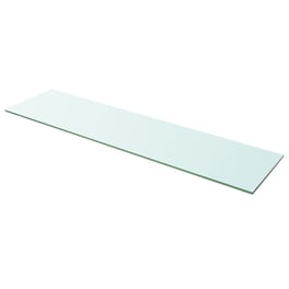 Ράφι Τοίχου VidaXL από Γυαλί 100x25 cm - Διάφανο