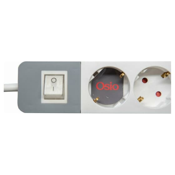 Πολύπριζο Osio OPS-3003 3 Θέσεων & 2x Usb 1.5m - Λευκό image 1