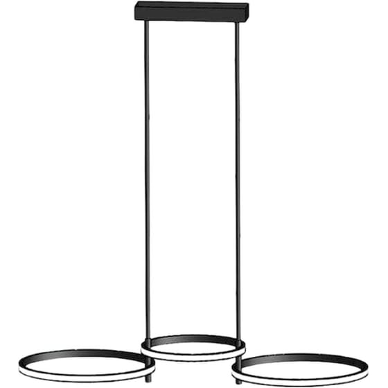 Φωτιστικό Οροφής Led Eurolamp 144-10030 από Αλουμίνιο - Μαύρο image 0