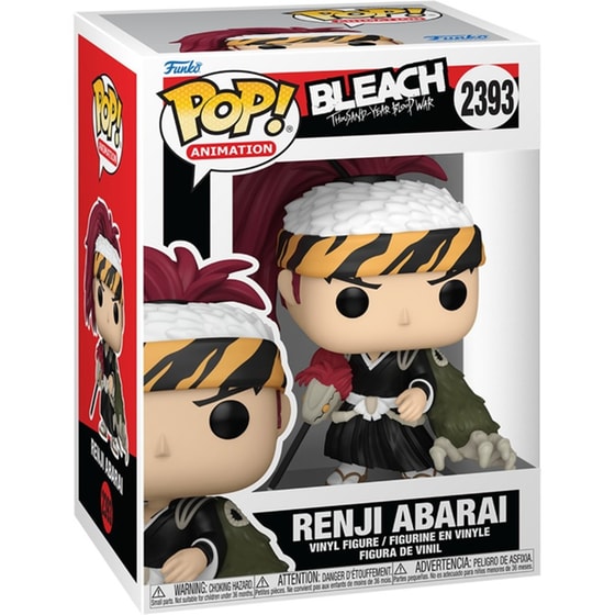 Funko Pop! Animation: Bleach Thousand Year Blood War - Renji Abarai #2393 Vinyl Figure image 1
