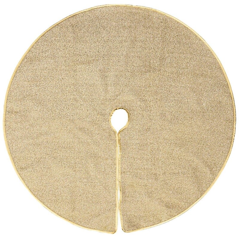 Xριστουγεννιάτικη Ποδιά Δέντρου Spitishop F-r Glitter 183778 Φ90 1 Τμχ - Μπεζ