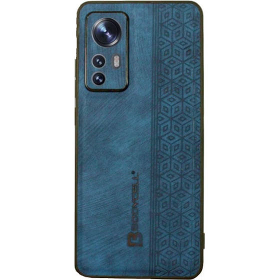 Θήκη Xiaomi 12 / 12X - Bodycell Pattern Leather - Blue image 0