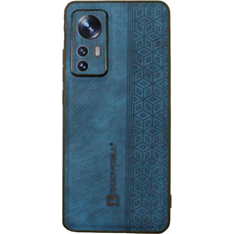 BODYCELL Θήκη Xiaomi 12 / 12X - Bodycell Pattern Leather - Blue