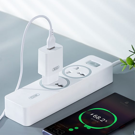 XO Φορτιστής L99 USB-A Λευκό image 1