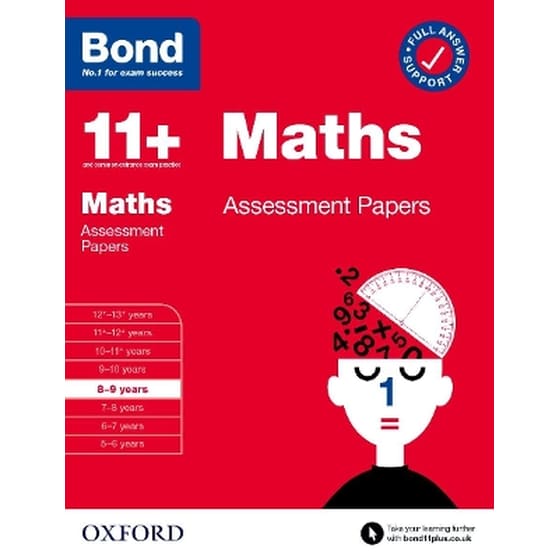 Bond 11+: Maths Assessment Papers 8-9 years image 0