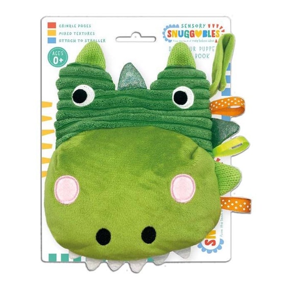 Sensory snuggables - Dinosaur puppet soft book | Public βιβλία