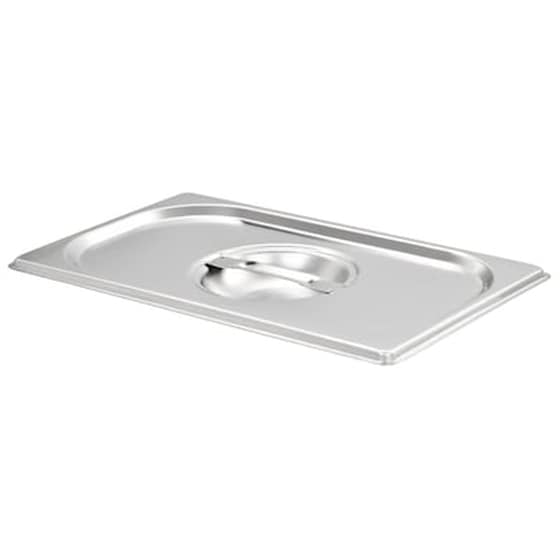 Vidaxl Καπάκια Για Λεκάνες Gn 1/4 4 Τεμ. Από Ανοξείδωτο Ατσάλι image 1